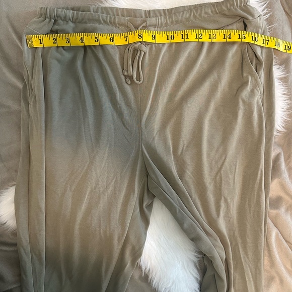 Lightweight Olive Green Joggers - Picture 8 of 14